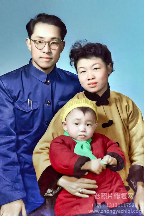 老照片修復(fù)放大高清精修，底片修復(fù)噪點(diǎn)翻新上色